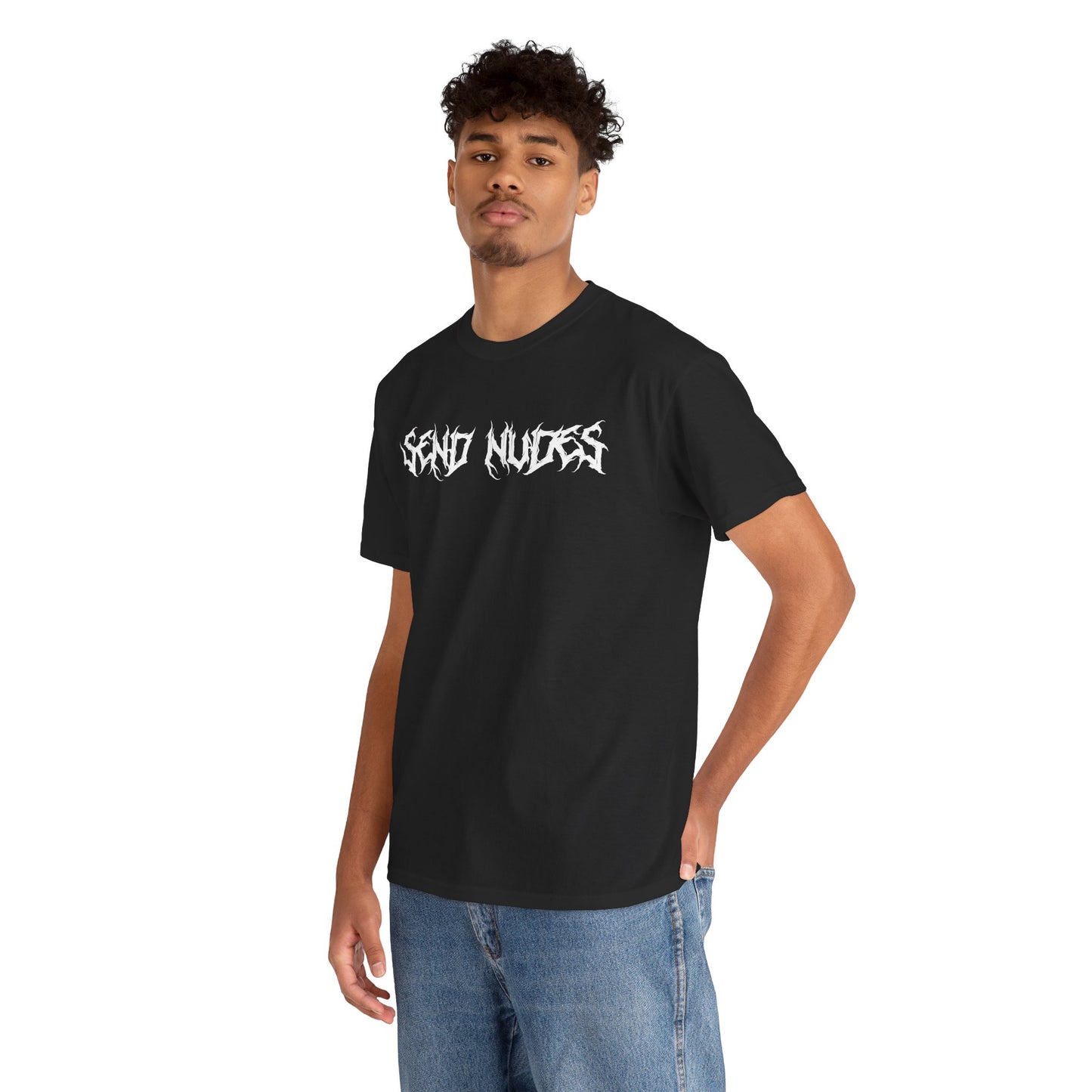 "Send Nudes" Funny Unisex Heavy Cotton Tee