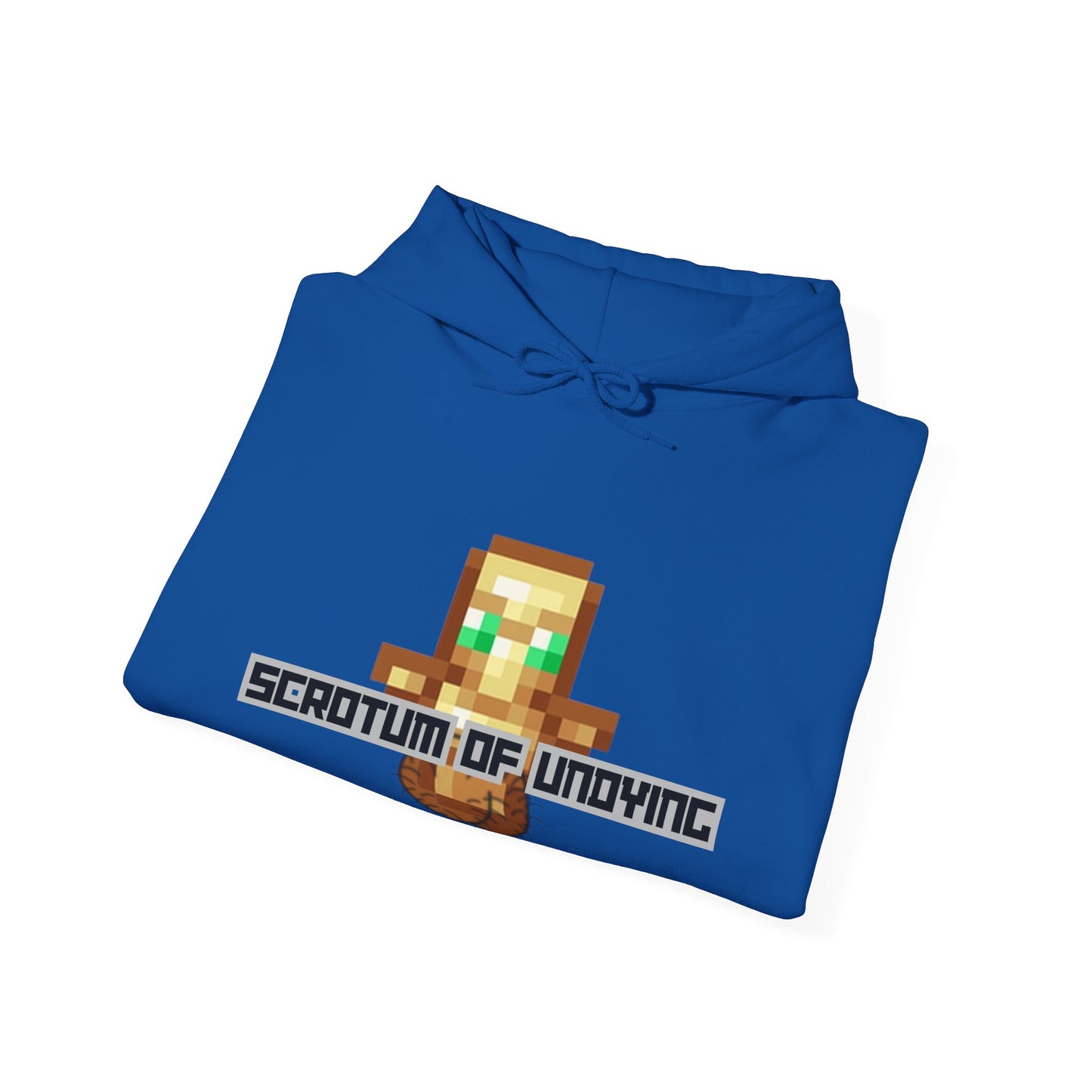 "Scrotum of Undying" (Minecraft) Unisex Heavy Blend™ Hooded Sweatshirt