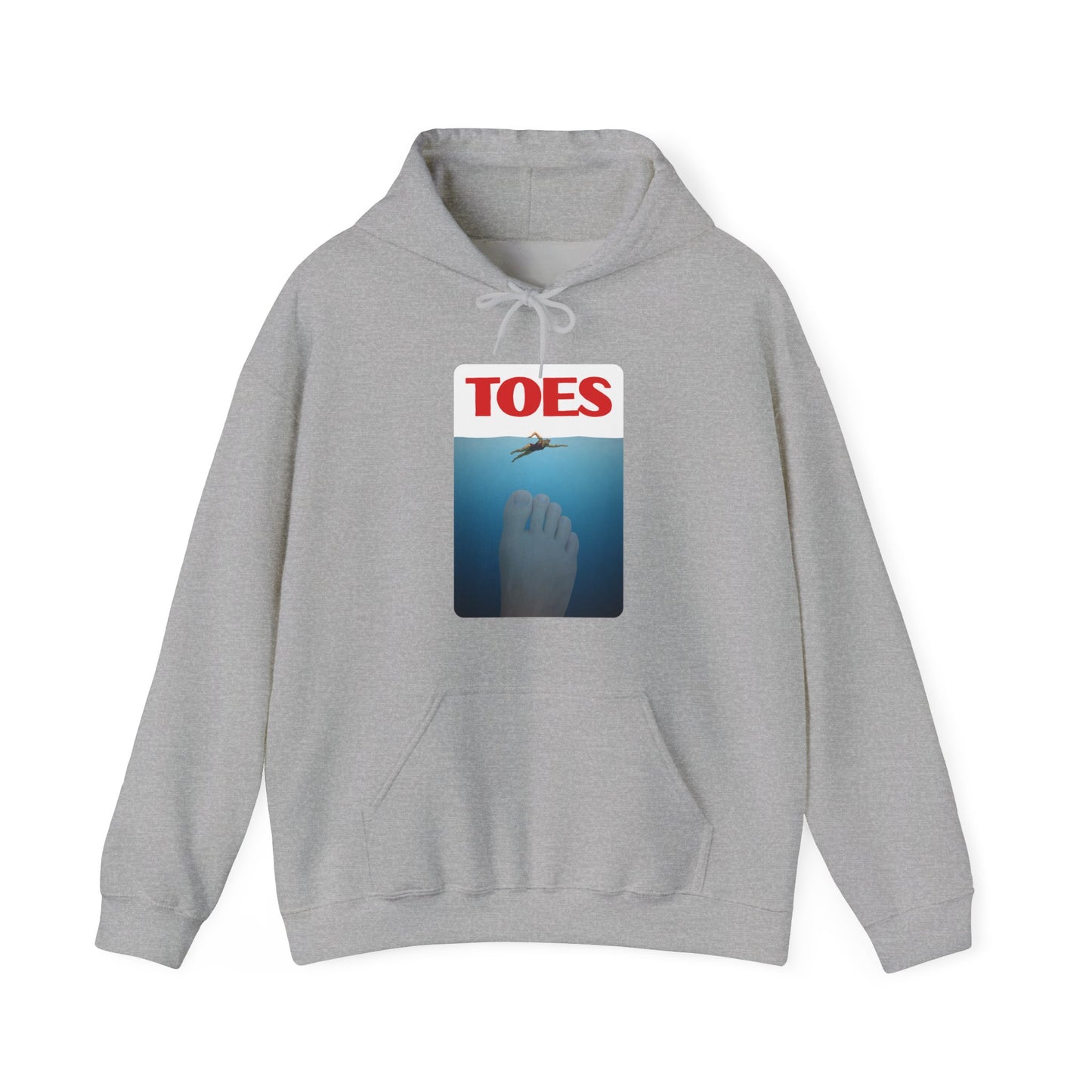 "Toes" (Jaws) Funny Unisex Heavy Blend™ Hooded Sweatshirt