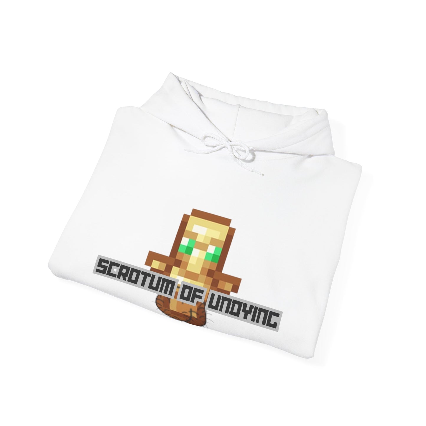 "Scrotum of Undying" (Minecraft) Unisex Heavy Blend™ Hooded Sweatshirt