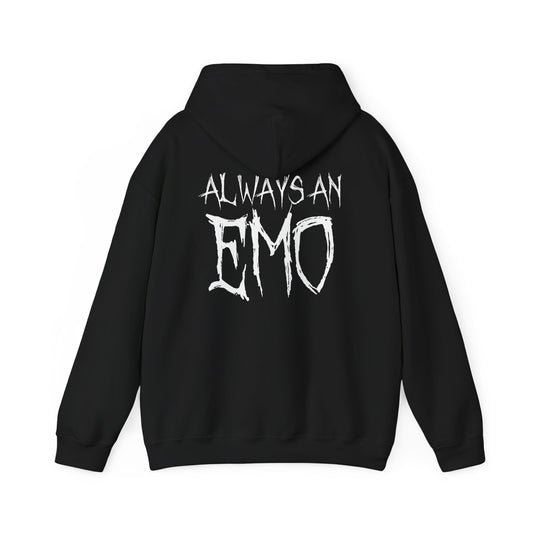 "Once An Emo, Always An Emo" Unisex Heavy Blend™ Hooded Sweatshirt