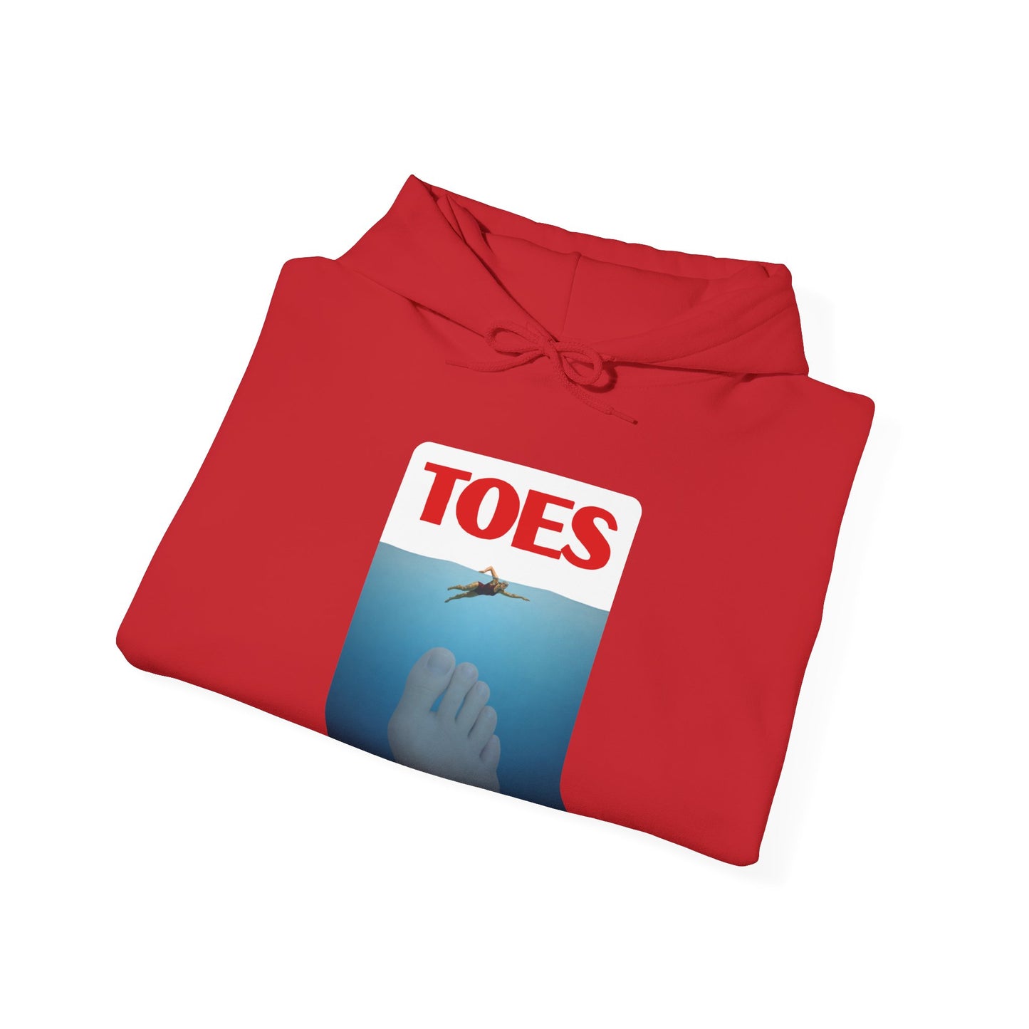 "Toes" (Jaws) Funny Unisex Heavy Blend™ Hooded Sweatshirt