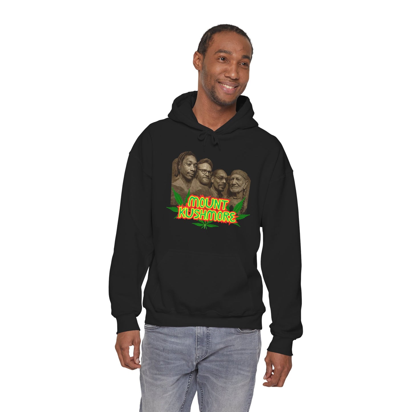 "Mount Kushmore" Unisex Heavy Blend™ Hooded Sweatshirt