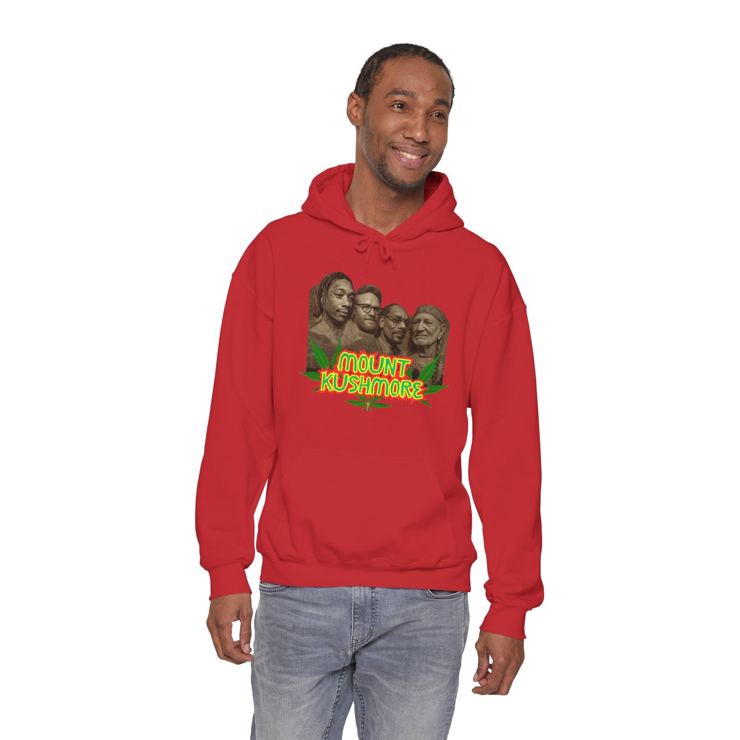 "Mount Kushmore" Unisex Heavy Blend™ Hooded Sweatshirt