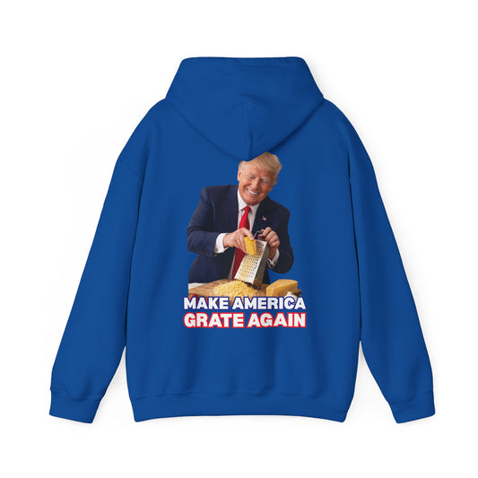 "Make America Grate Again" (Donald Trump) Unisex Heavy Blend™ Hooded Sweatshirt