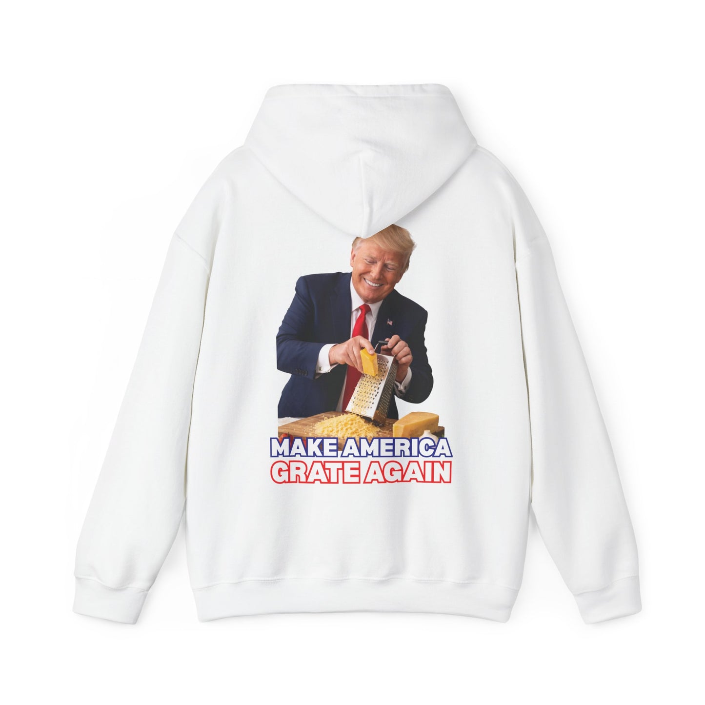 "Make America Grate Again" (Donald Trump) Unisex Heavy Blend™ Hooded Sweatshirt