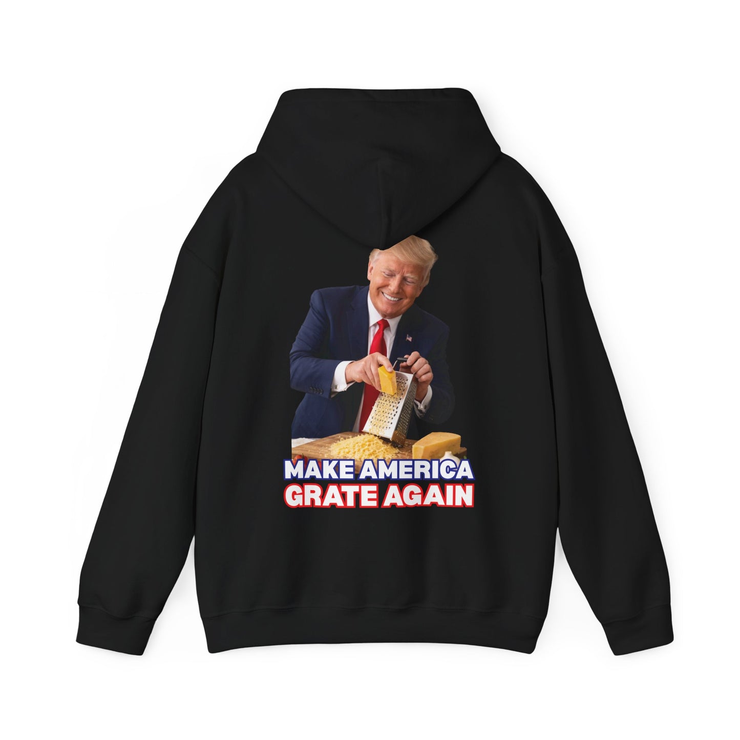 "Make America Grate Again" (Donald Trump) Unisex Heavy Blend™ Hooded Sweatshirt