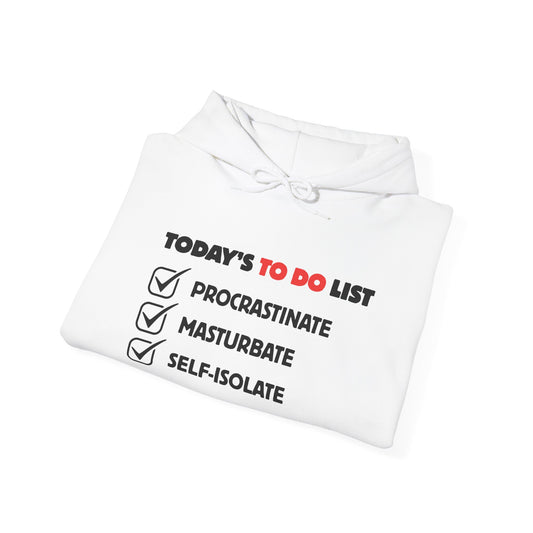 "Today's To Do List" Unisex Heavy Blend™ Hooded Sweatshirt