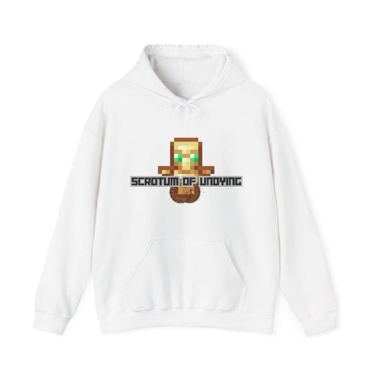 "Scrotum of Undying" (Minecraft) Unisex Heavy Blend™ Hooded Sweatshirt
