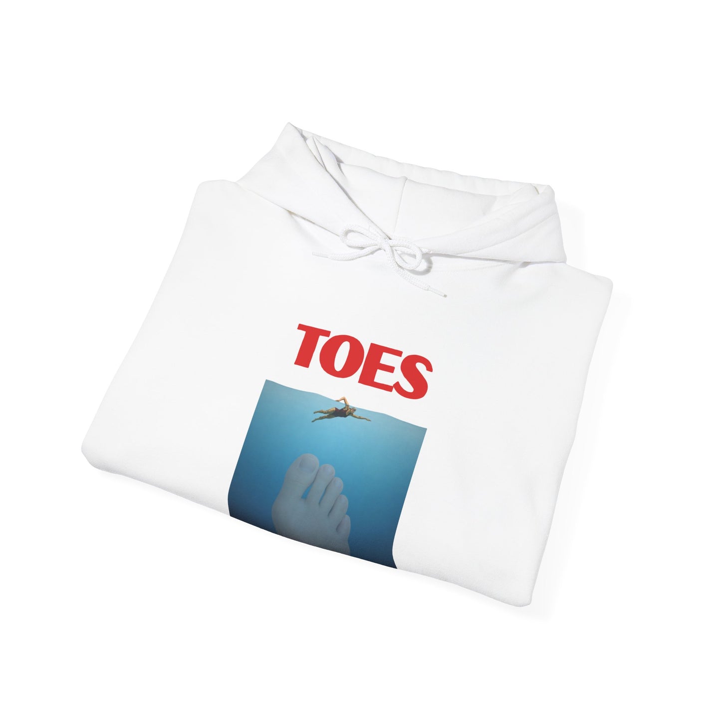 "Toes" (Jaws) Funny Unisex Heavy Blend™ Hooded Sweatshirt