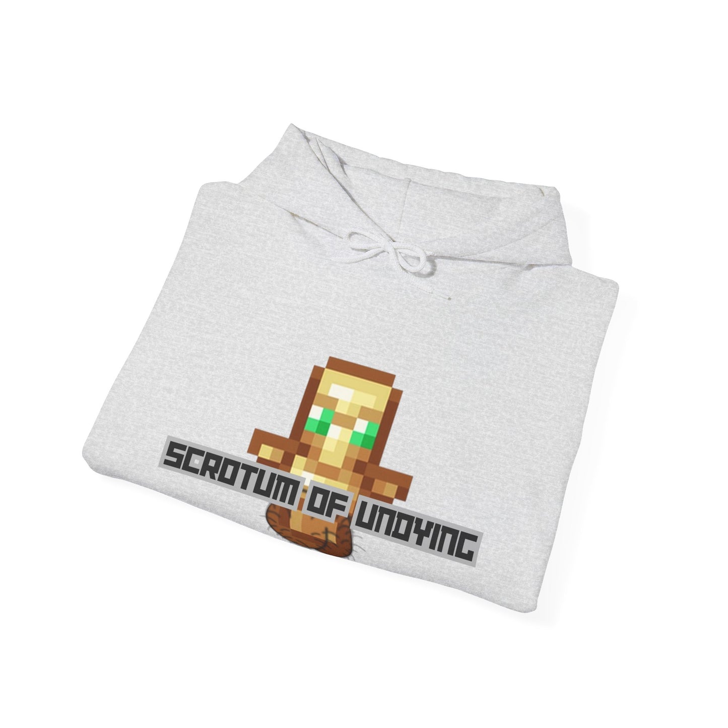 "Scrotum of Undying (Minecraft)" Unisex Heavy Blend™ Hooded Sweatshirt