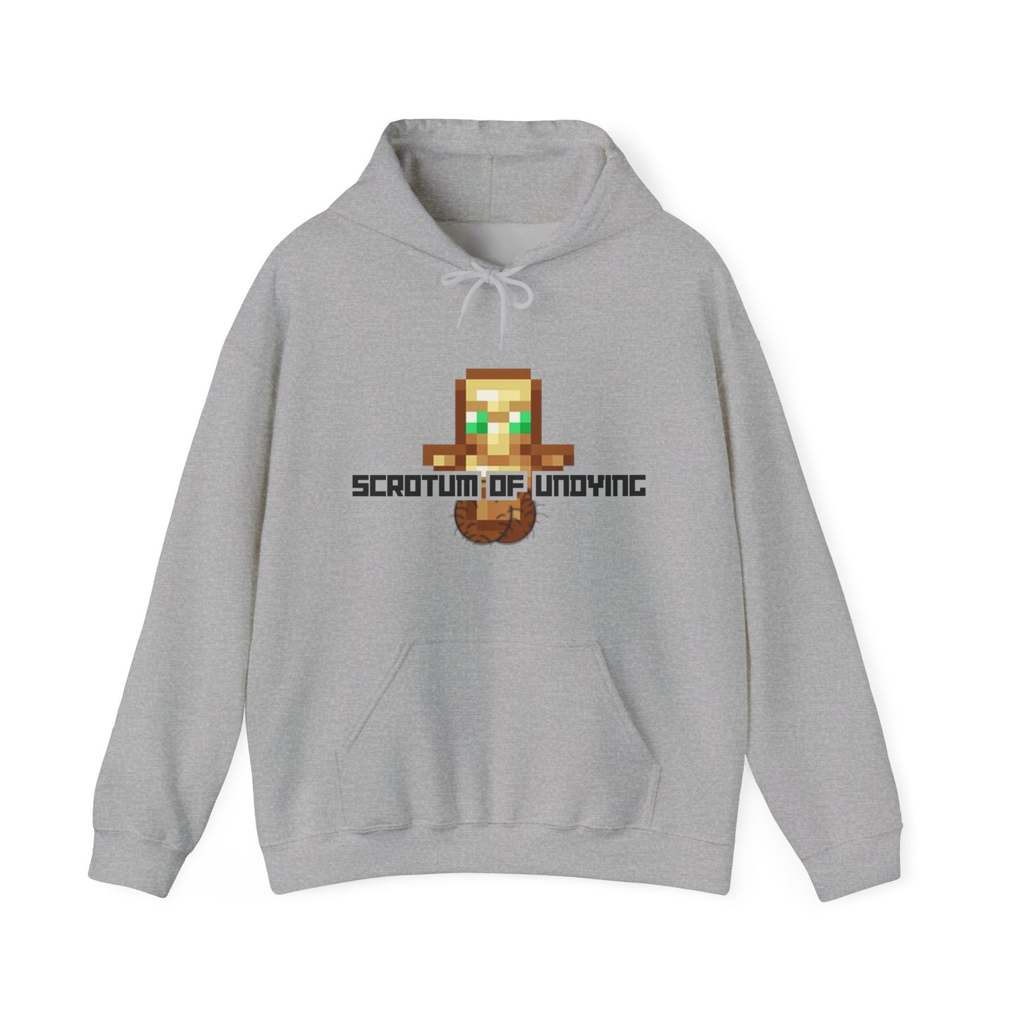 "Scrotum of Undying" (Minecraft) Unisex Heavy Blend™ Hooded Sweatshirt