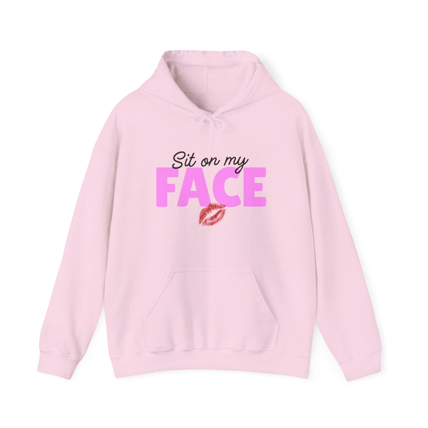 "Sit On My Face" Funny Unisex Heavy Blend™ Hooded Sweatshirt