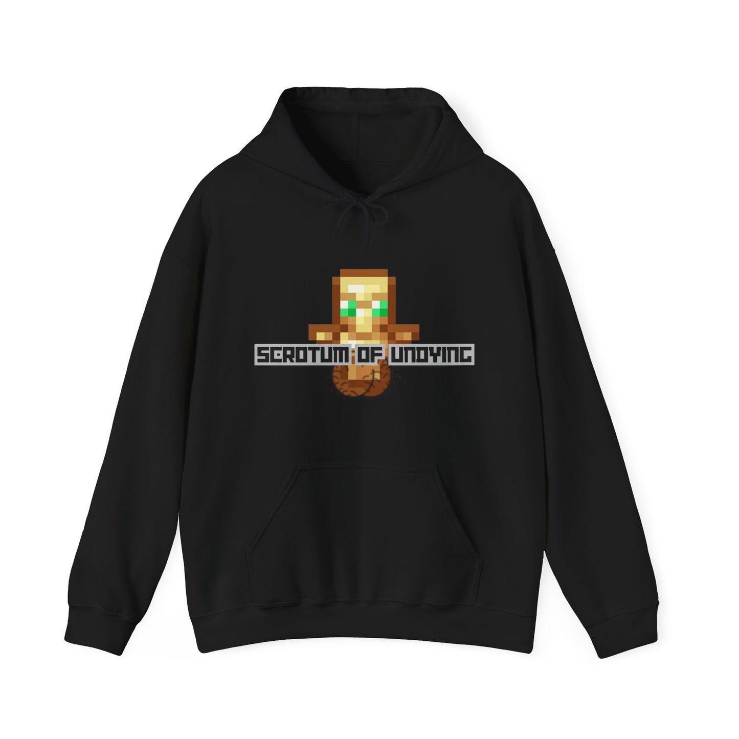 "Scrotum of Undying" (Minecraft) Unisex Heavy Blend™ Hooded Sweatshirt