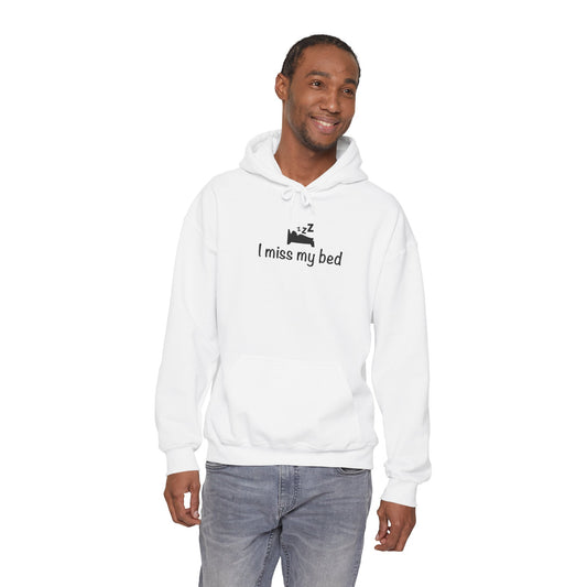 "I Miss My Bed" Unisex Heavy Blend™ Hooded Sweatshirt