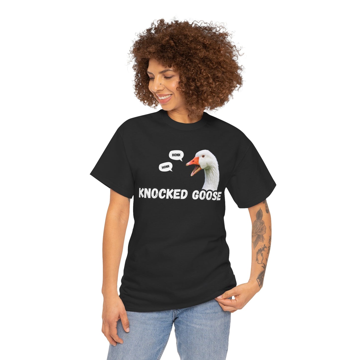 "Knocked Goose" Unisex Heavy Cotton Tee