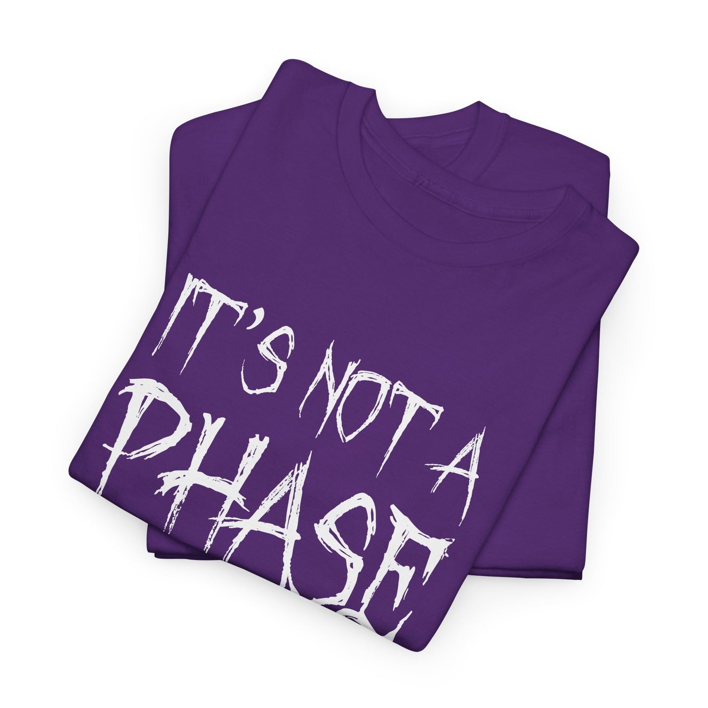 "It's Not A Phase" Funny Unisex Heavy Cotton Tee