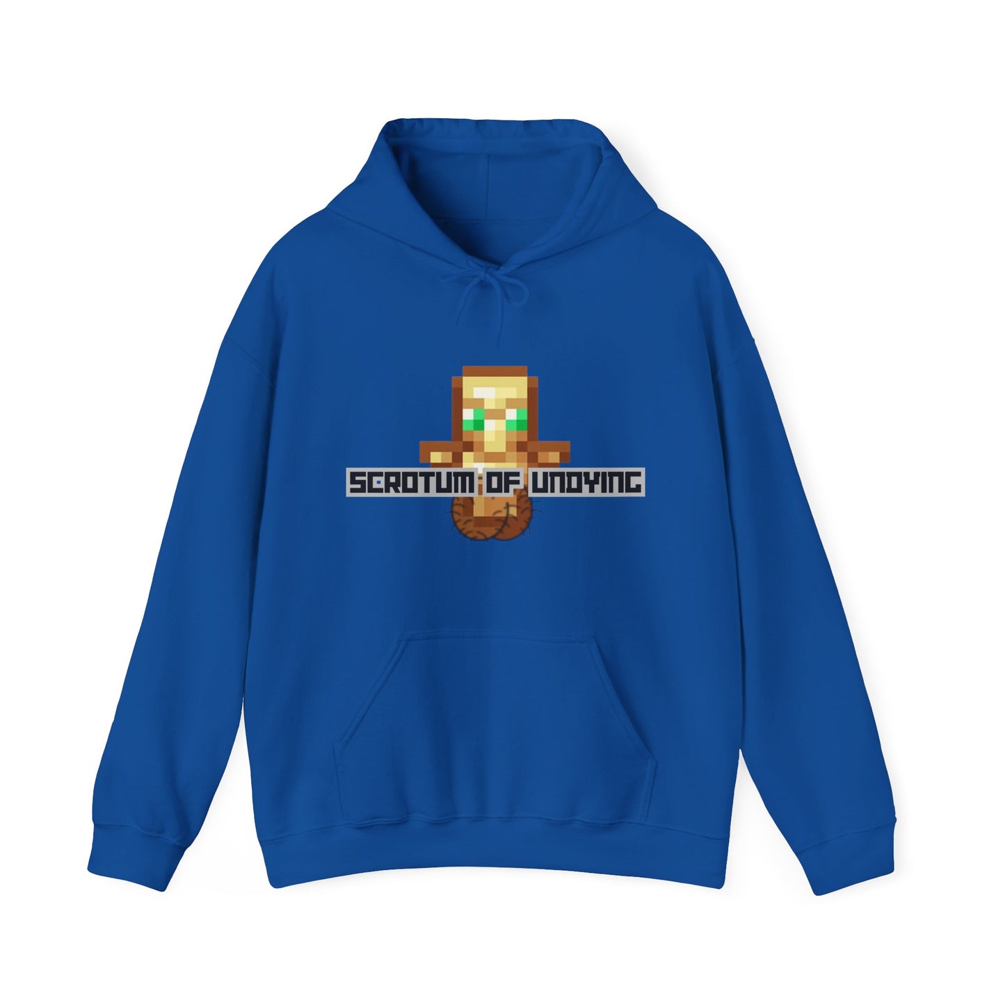 "Scrotum of Undying" (Minecraft) Unisex Heavy Blend™ Hooded Sweatshirt