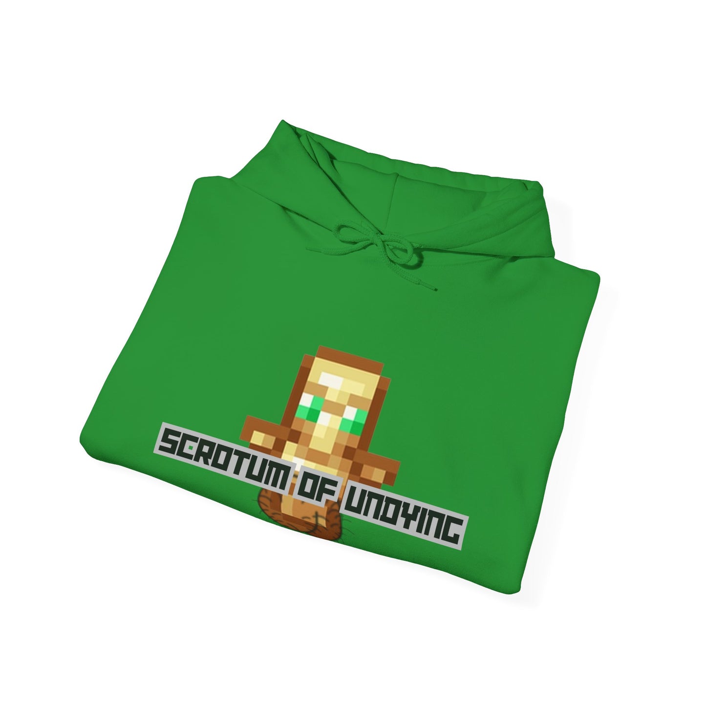 "Scrotum of Undying" (Minecraft) Unisex Heavy Blend™ Hooded Sweatshirt