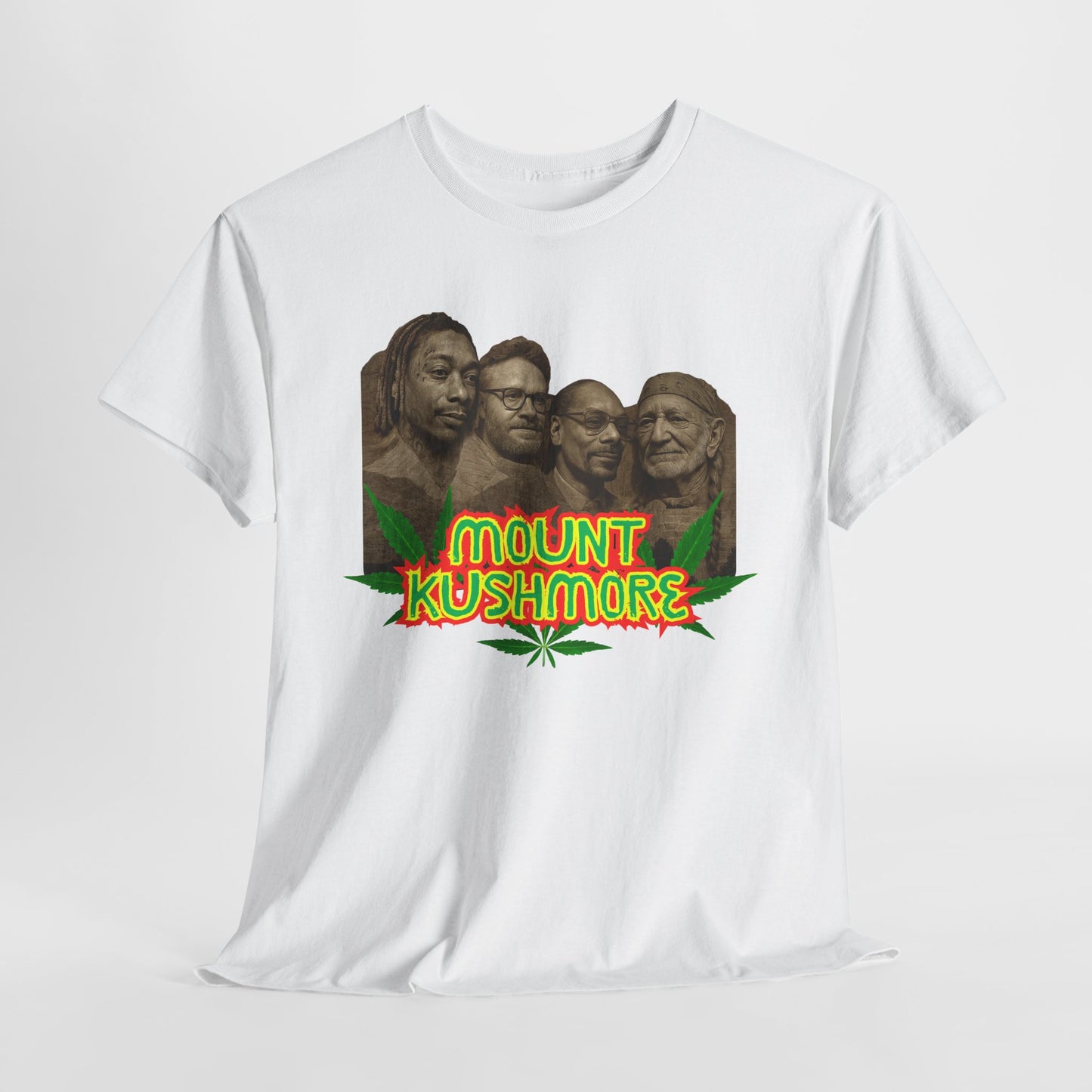 "Mount Kushmore" Unisex Heavy Cotton Tee