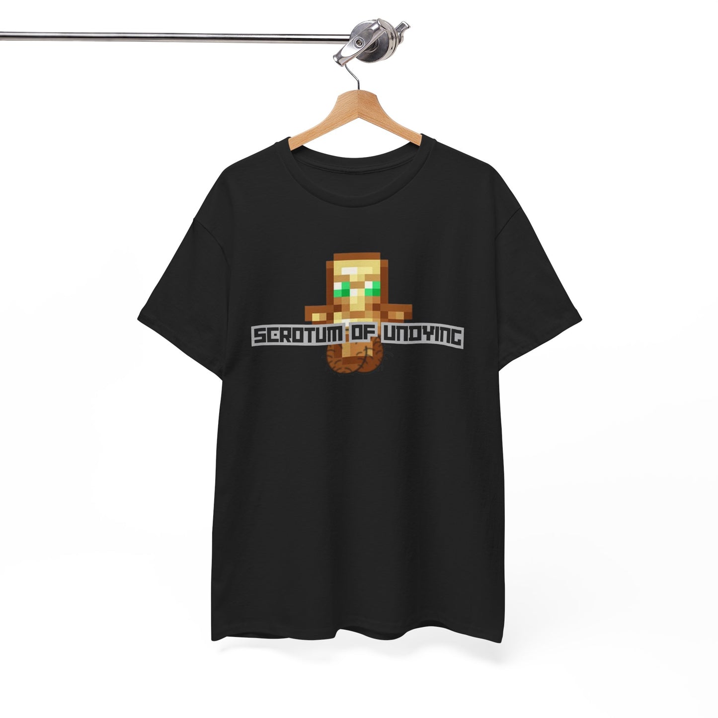 "Scrotum of Undying" (Minecraft) Unisex Heavy Cotton Tee