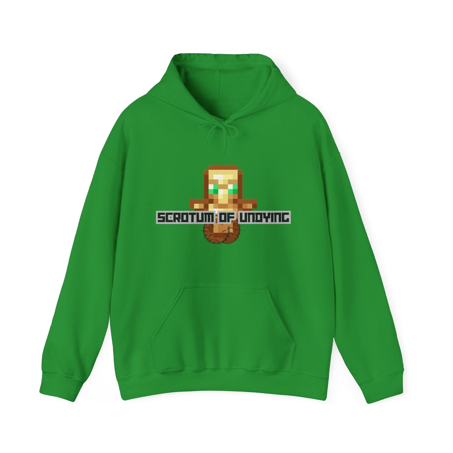 "Scrotum of Undying (Minecraft)" Unisex Heavy Blend™ Hooded Sweatshirt