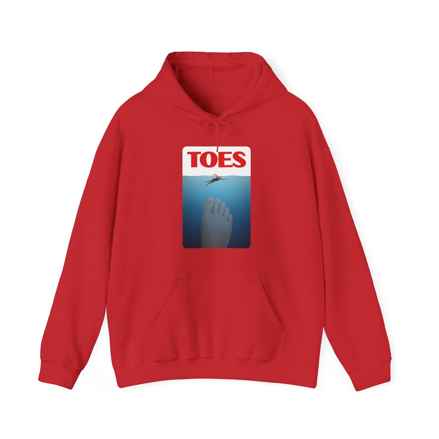 "Toes" (Jaws) Funny Unisex Heavy Blend™ Hooded Sweatshirt