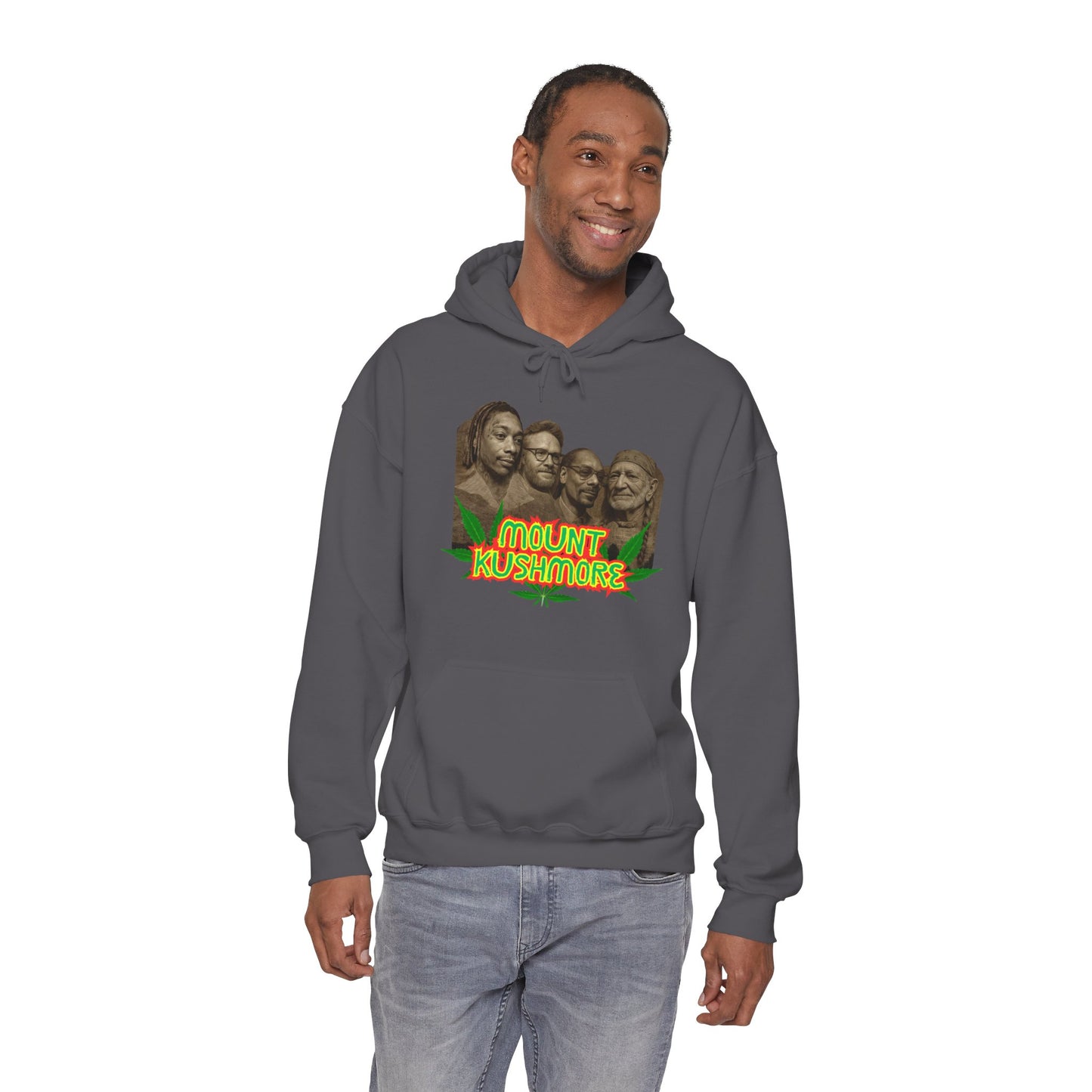 "Mount Kushmore" Unisex Heavy Blend™ Hooded Sweatshirt