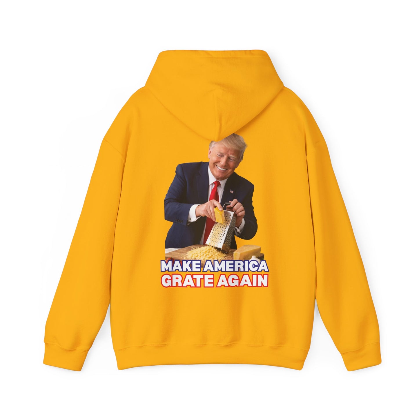 "Make America Grate Again" (Donald Trump) Unisex Heavy Blend™ Hooded Sweatshirt