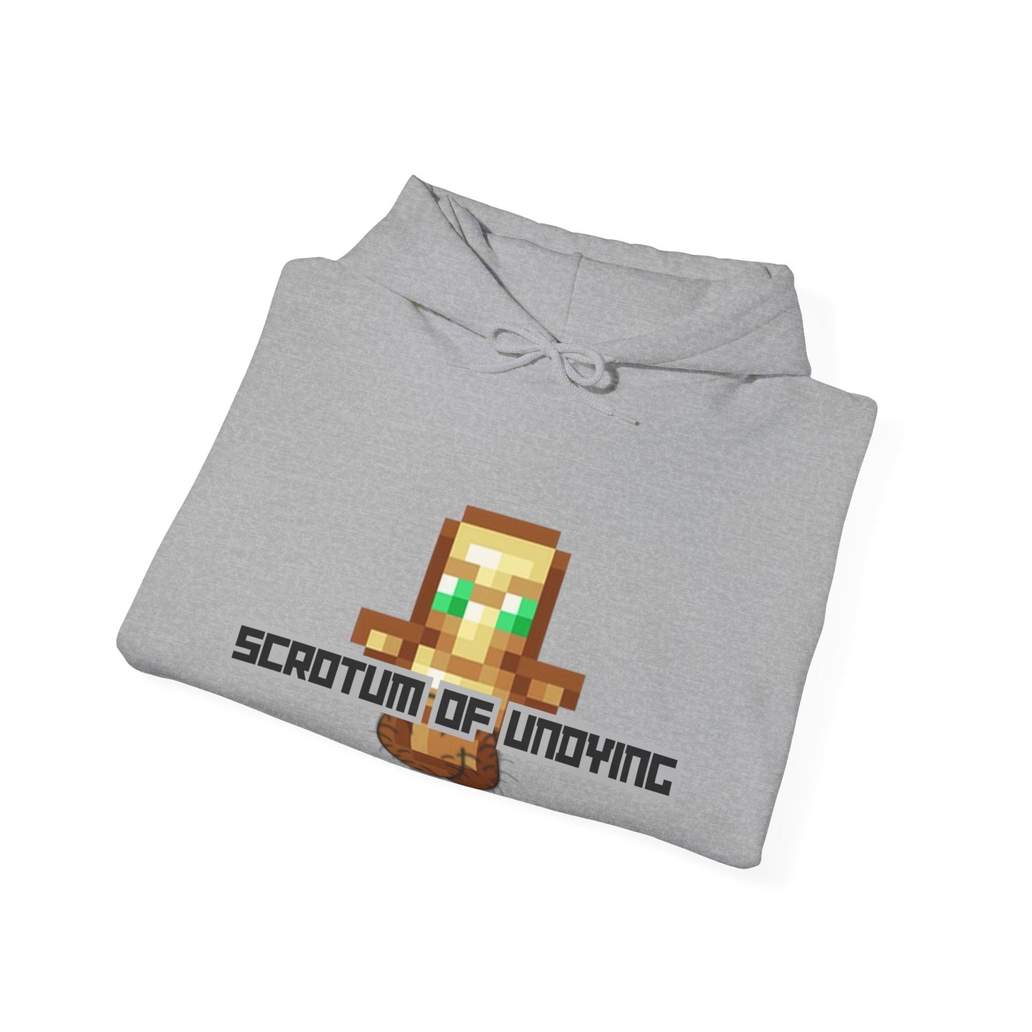 "Scrotum of Undying" (Minecraft) Unisex Heavy Blend™ Hooded Sweatshirt