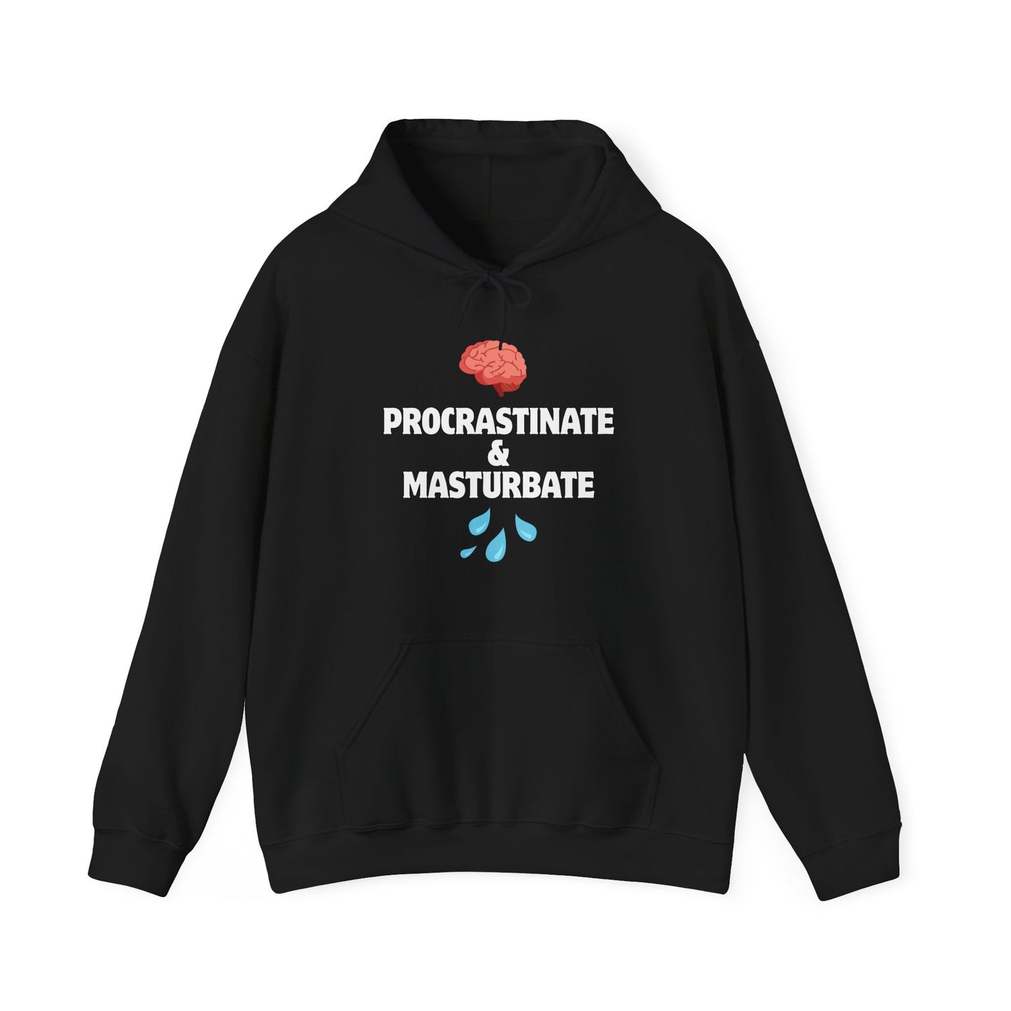 "Procrastinate & Masturbate" Unisex Heavy Blend™ Hooded Sweatshirt