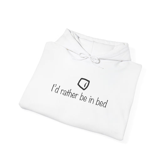 "I'd Rather Be In Bed" Unisex Heavy Blend™ Hooded Sweatshirt