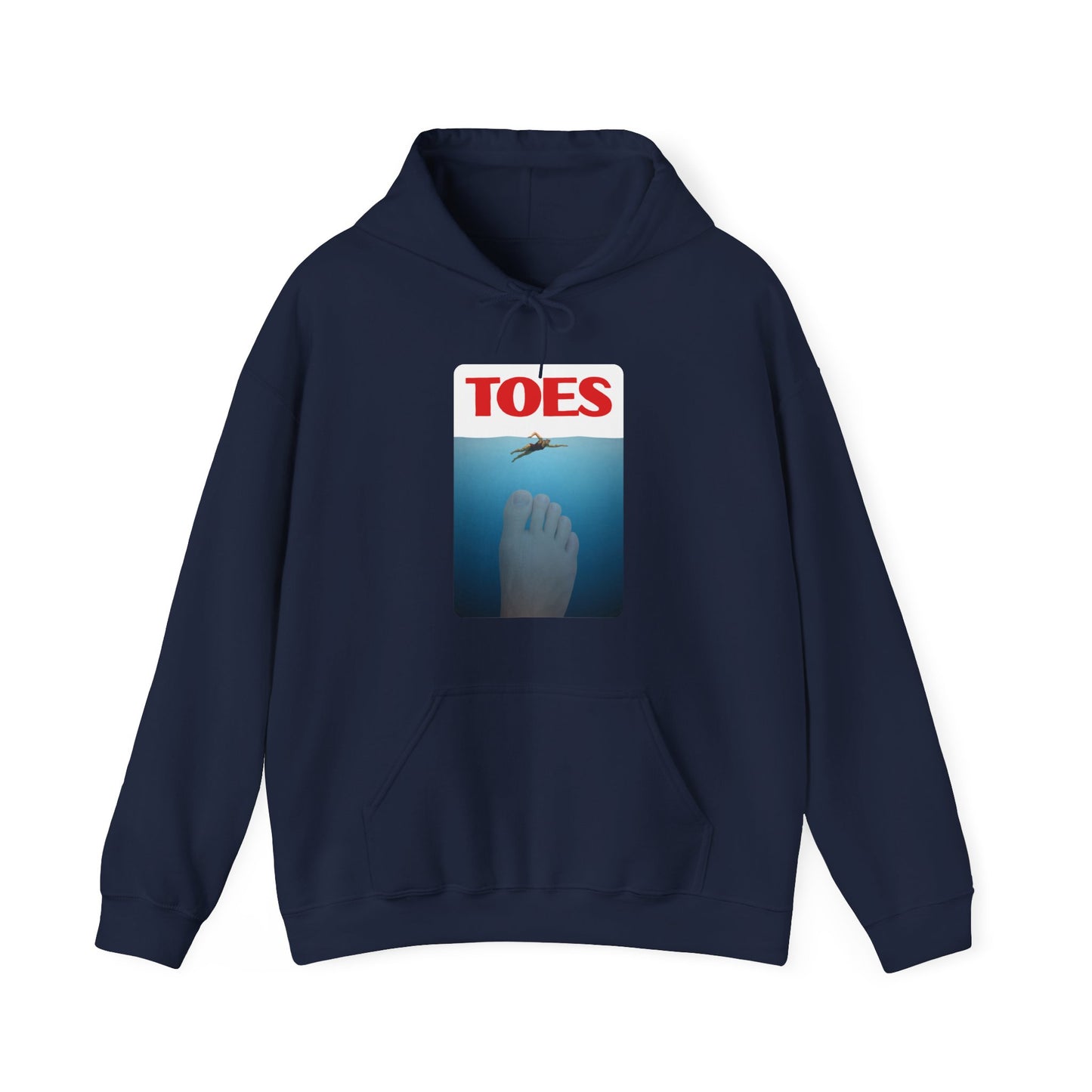 "Toes" (Jaws) Funny Unisex Heavy Blend™ Hooded Sweatshirt