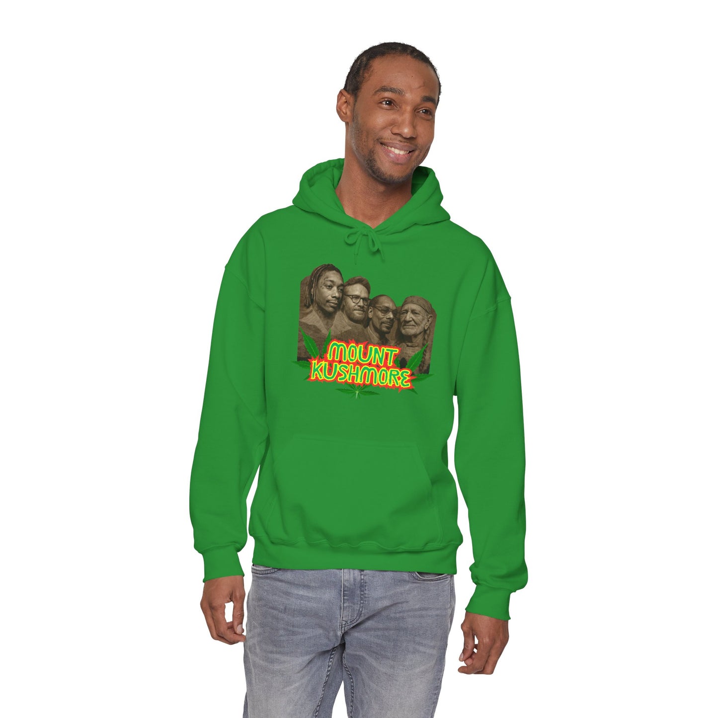 "Mount Kushmore" Unisex Heavy Blend™ Hooded Sweatshirt