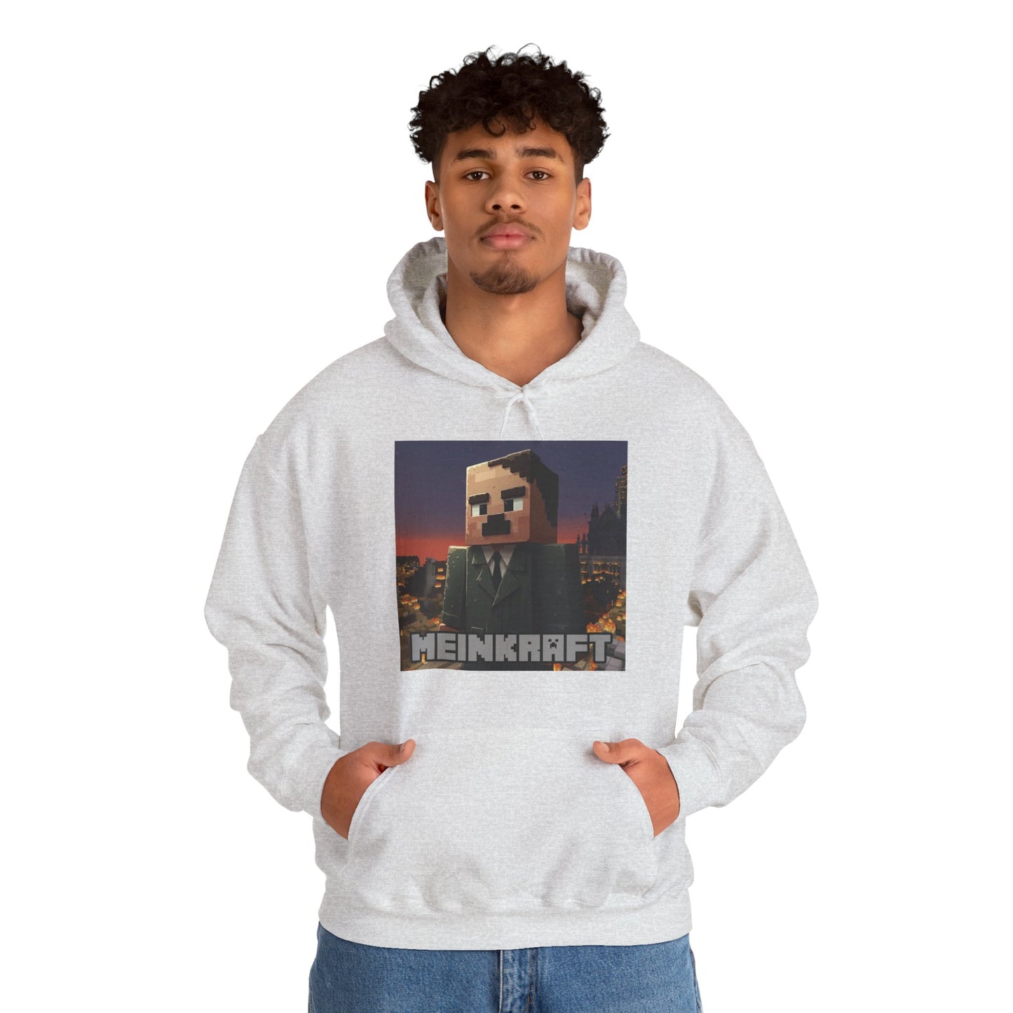 "Meinkraft" (Minecraft) Unisex Heavy Blend™ Hooded Sweatshirt