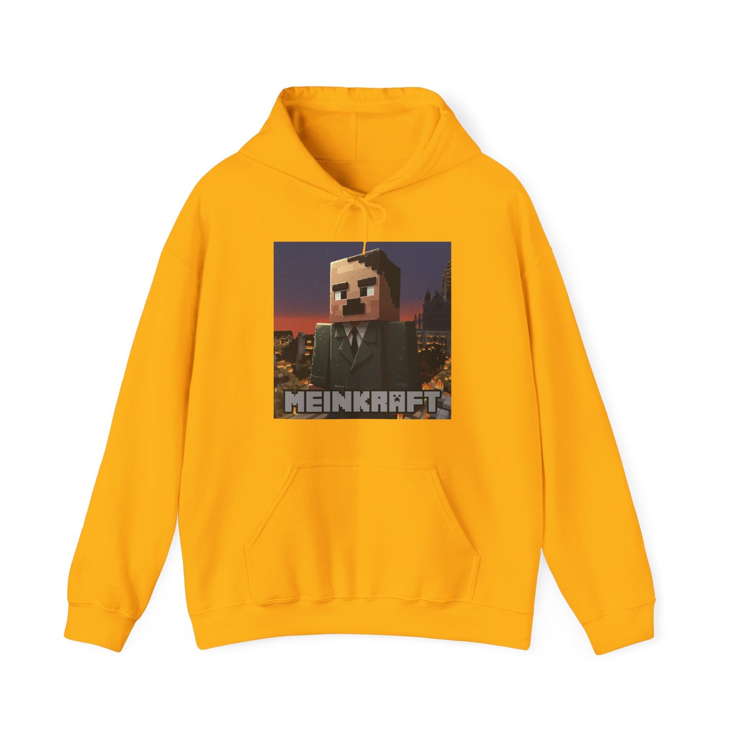 "Meinkraft" (Minecraft) Unisex Heavy Blend™ Hooded Sweatshirt